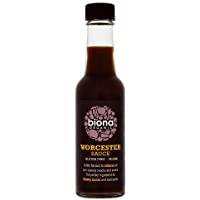 Los mejores  - Biona Salsa Worcester Ecológica- Vegetariana- Vegana - Bote 140 Ml